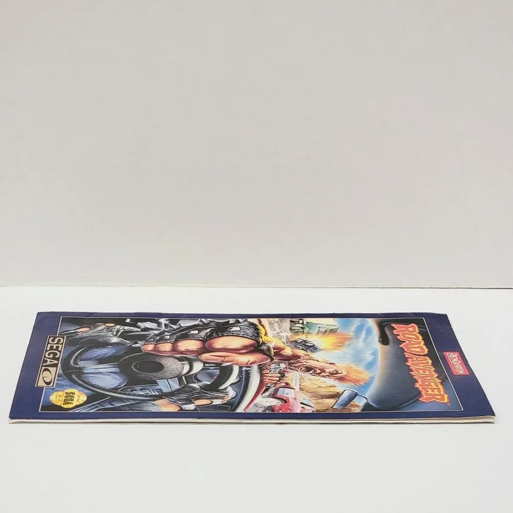 Road Avenger Sega CD Instruction Booklet Manual With Registration Card No Game